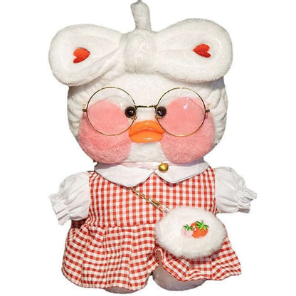 Cross-dressing hyaluronic acid duck plush doll