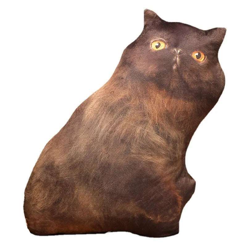 Creative 3D Simulation Cat Pillow Plush Toy