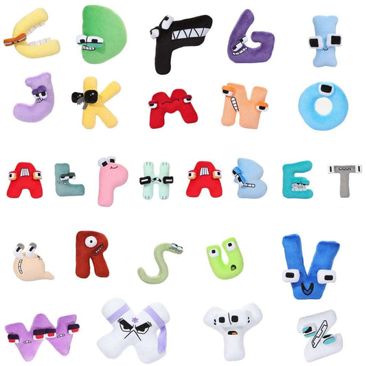Alphabet  Plushies Toy for Fans Gift, Cute Stuffed Figure Doll for Kids and Adults