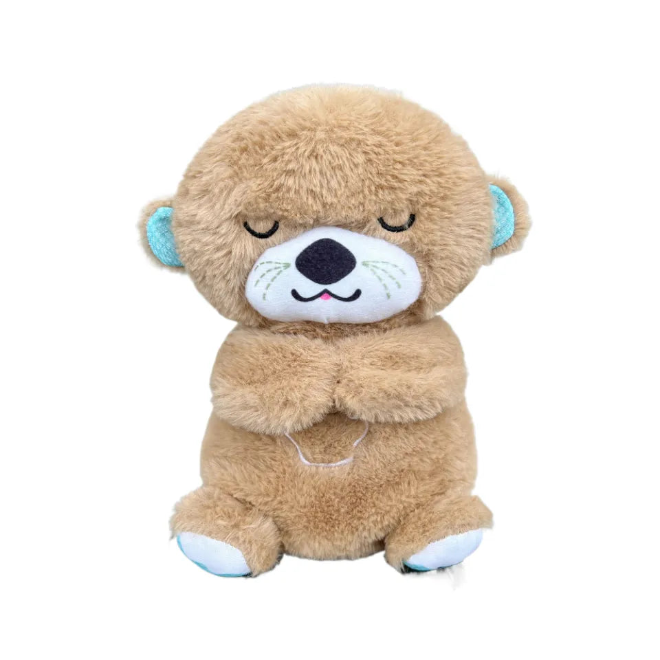 Breathing stuffed animal_otter brown