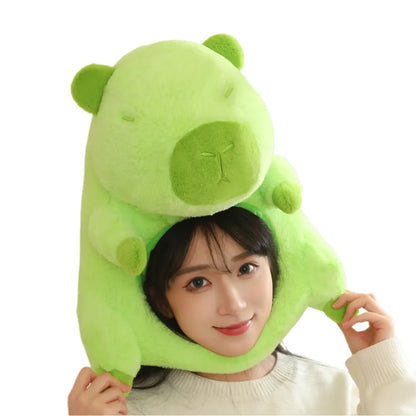 Capybara Hat Plush Toy, Capibara Stuffed Animals for Birthday Gifts Party Decoration