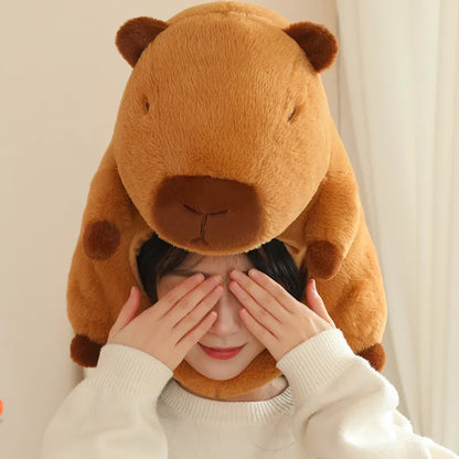 Capybara Hat Plush Toy, Capibara Stuffed Animals for Birthday Gifts Party Decoration