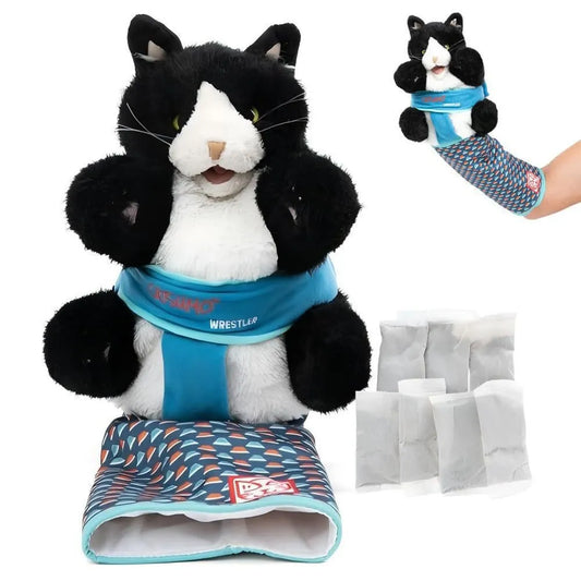 Cat Wrestler Interactive Hand Puppet plush toy