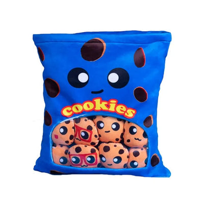 Bag of Cute Axolotl Plush Toy, Removable Salamander Animal Stuffed Plush Pillow