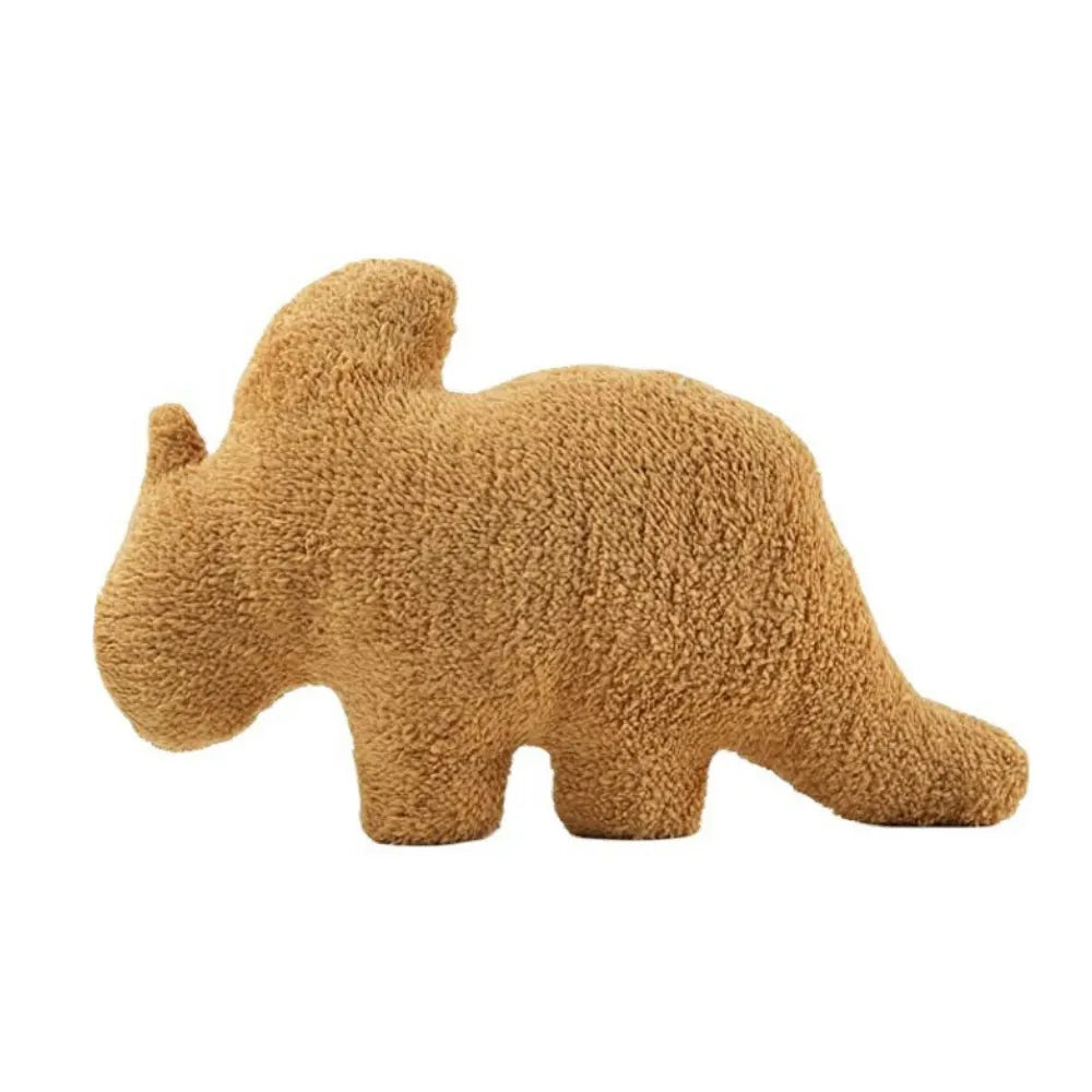 Dinosaur Nugget Pillow, Chicken Nugget Pillow Plush toy for Birthday,18 inches