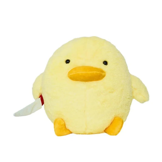 Cute Duck with Knife Plushies Toy, Soft Stuffed Animal Plush Doll Toys