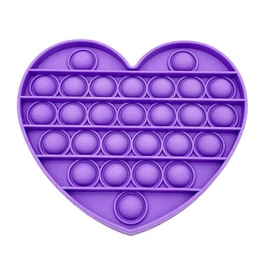 Heart-shaped purple