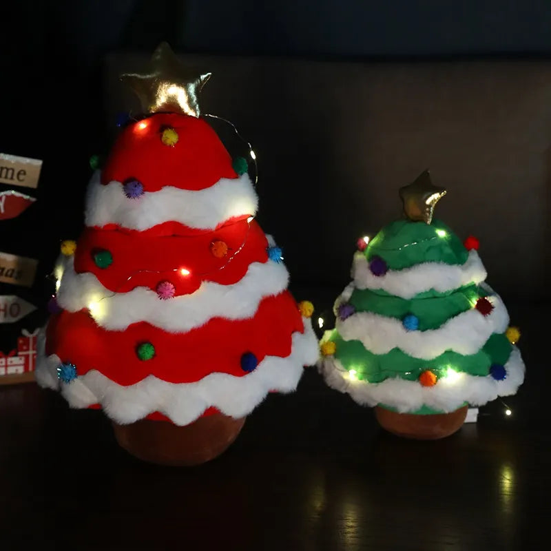 LED Glowing Christmas Tree Plush Toys 3