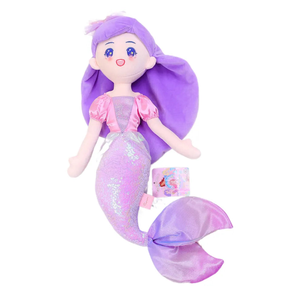 Mermaid Princess Stuffed Doll_purple