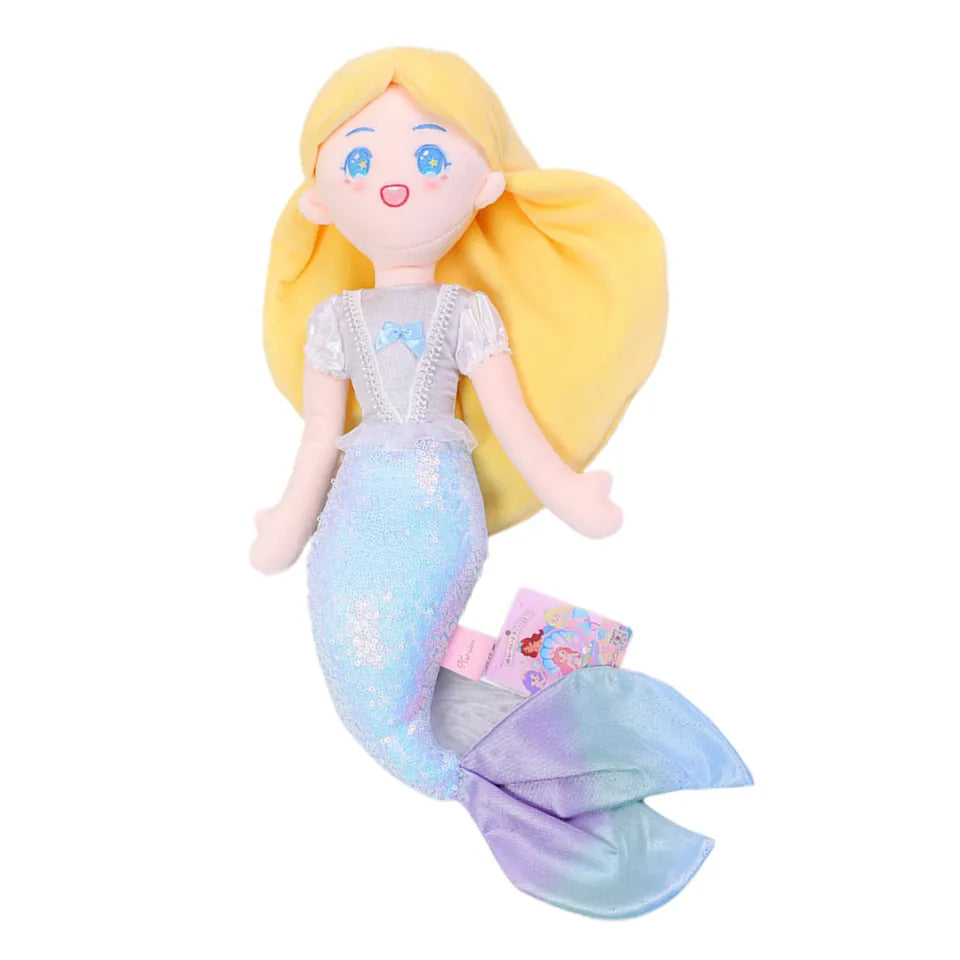 Mermaid Princess Stuffed Doll_yellow blue