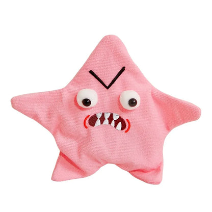 grumpy starfish_Moving Stars Plush Toy Can Sing Light Up and Imitate Sounds