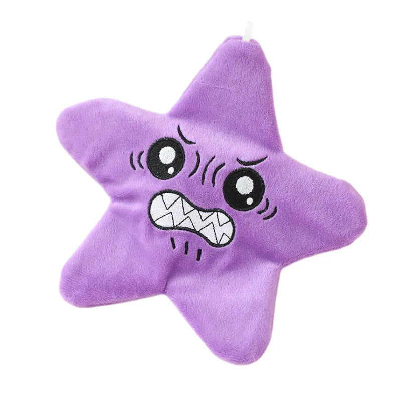 purple_Moving Stars Plush Toy Can Sing Light Up and Imitate Sounds