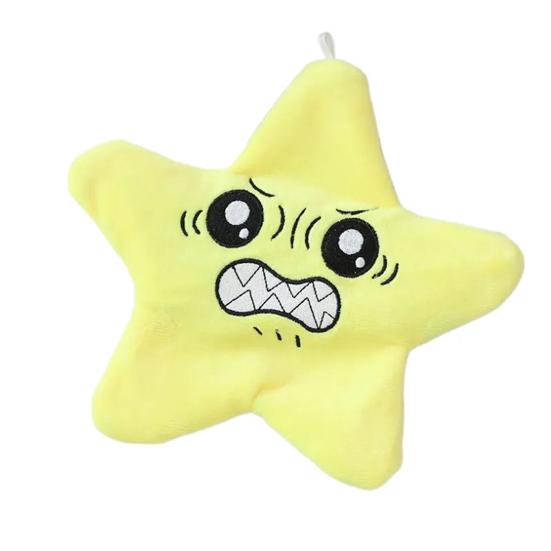 yellow_Moving Stars Plush Toy Can Sing Light Up and Imitate Sounds