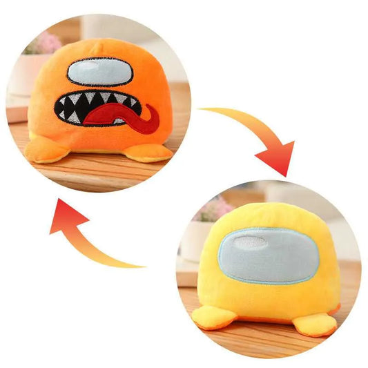 Orange and yellow Reversible Plushie Toys