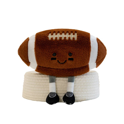 13inch Rugby Plush Toys Stuffed Sports Plush Balls with feet Creative Football toy