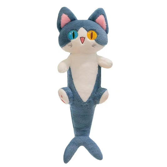 Plush Shark cat Toy, Cartoon Soft Stuffed Shark cat Pillow, (50cm/19.6in)