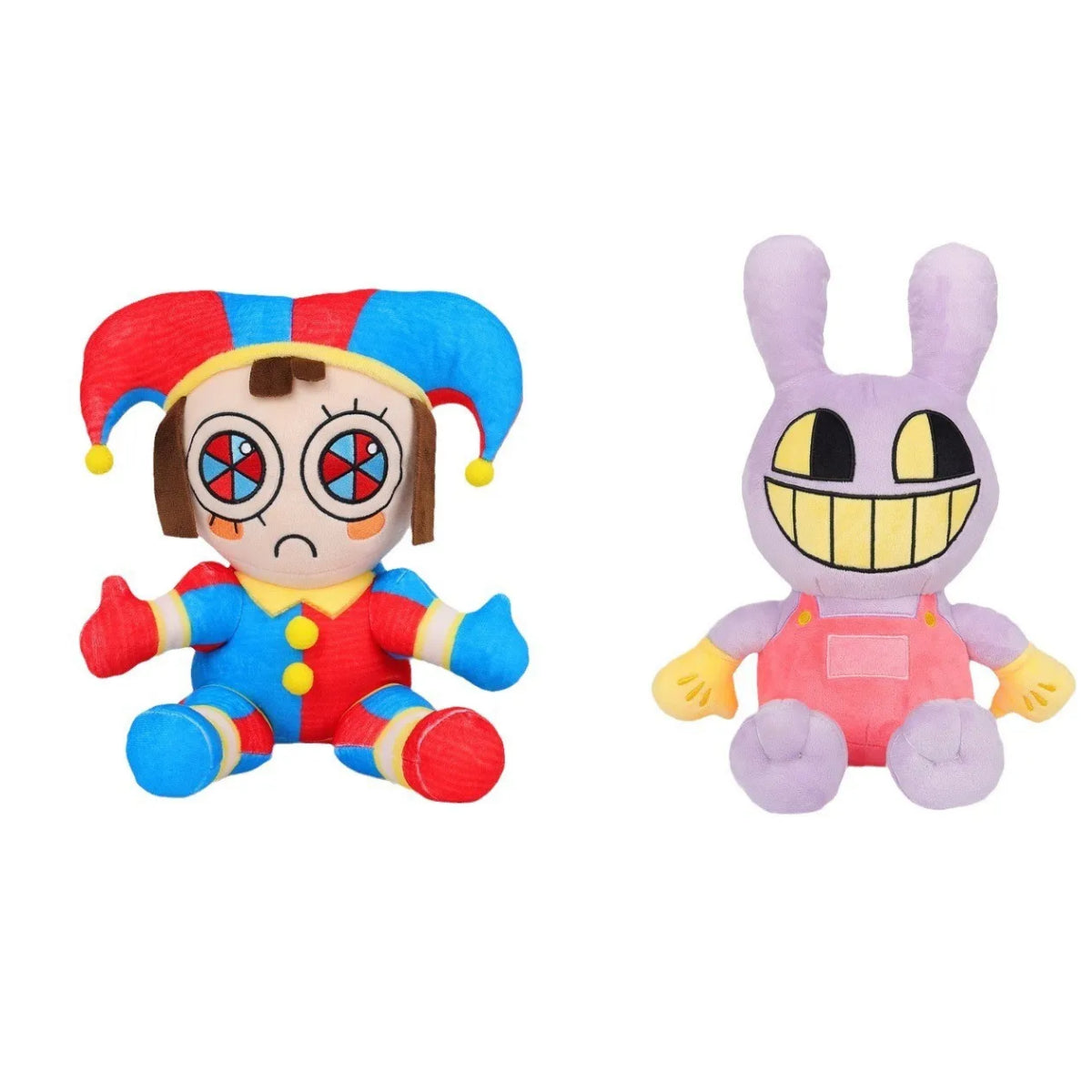 The Amazing Digital Circus Pomni and Jax plush toy, 11.2 inch