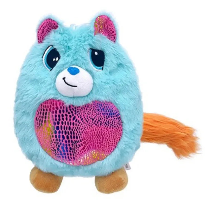 Rainbow Surprise Cat Plush Toy hiding in can Gift for Boys and Girls, 9.8"