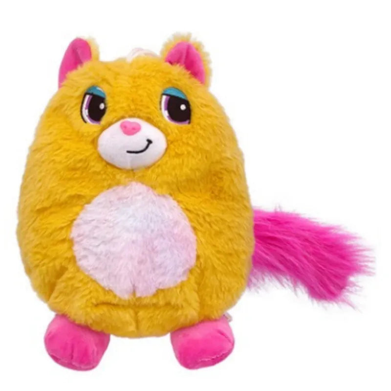 Rainbow Surprise Cat Plush Toy hiding in can Gift for Boys and Girls, 9.8"