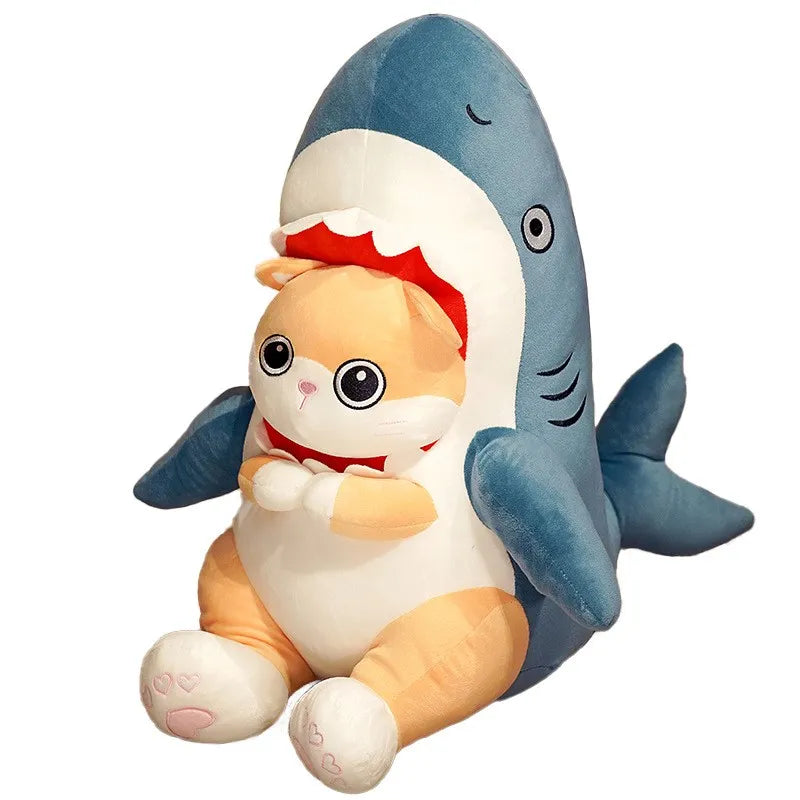 Shark and cat Stuffed Animals