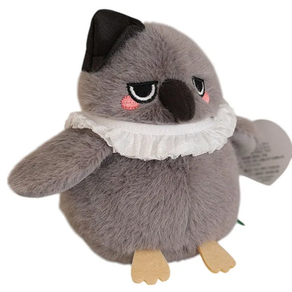 Shoulder Magnetic Bird Plush Stuffed Animal toy for Halloween cospaly