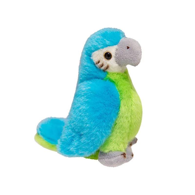 parrot blue_Shoulder Magnetic Riding Stuffed Toy