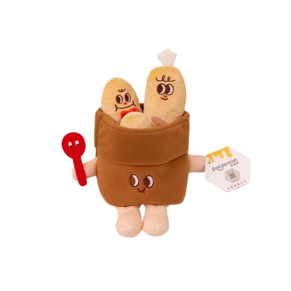 Simulated food plush toy_baguette