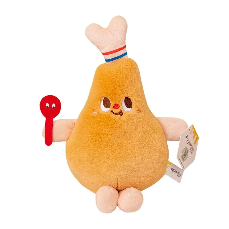 Simulated food plush toy_chick leg