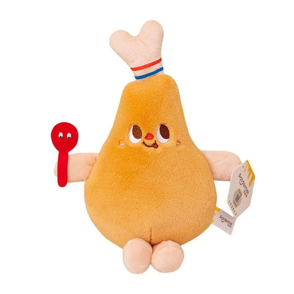 Simulated food plush toy_chick leg