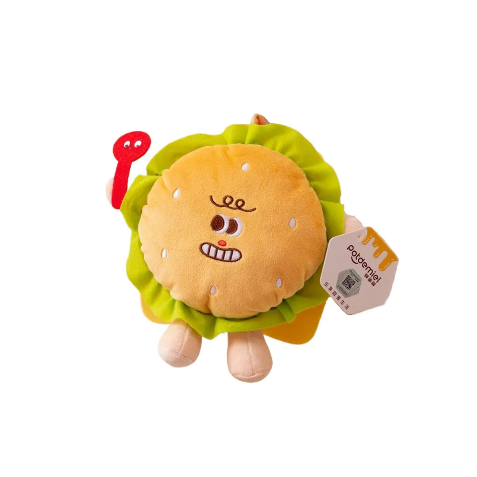 Simulated food plush toy_hamburger