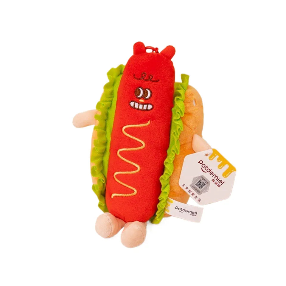 Simulated food plush toy_hot dog