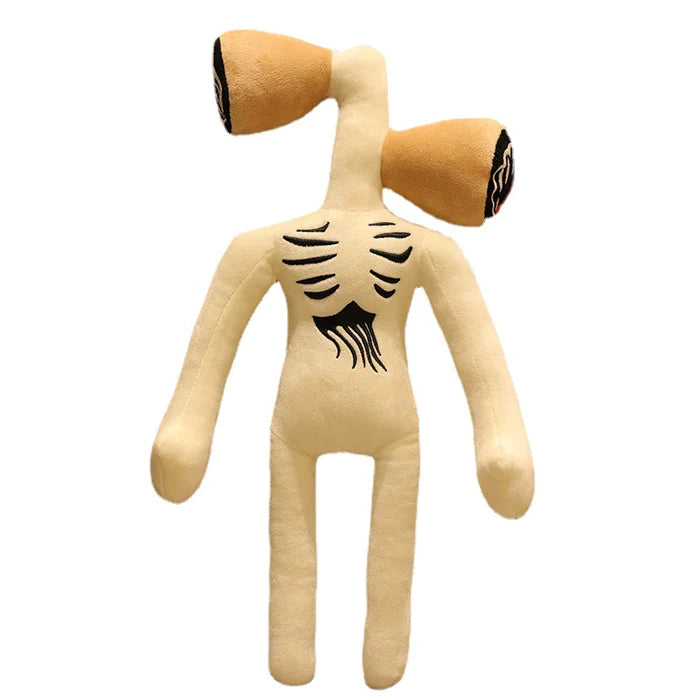 12 inches Siren Head Plush Toys Halloween Thanksgiving Christmas Party Boys and Girls Gift (Black)
