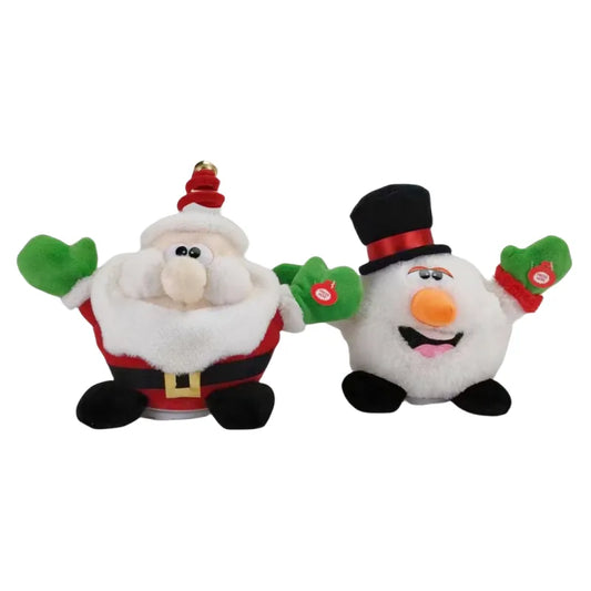 Spinning Santa Claus Plush toy