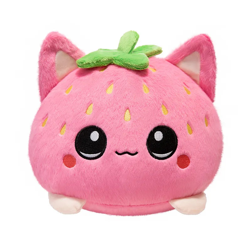 Strawberry Cat plush toy Christmas Birthday Gifts for Kids Boys