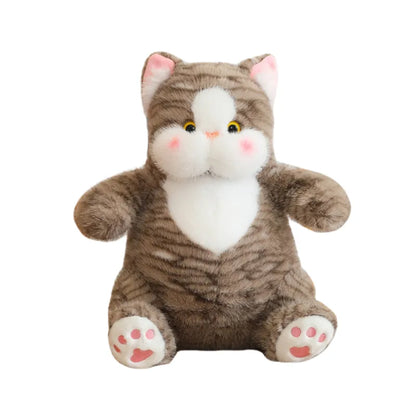 Weighted Cat plush Toy_brown