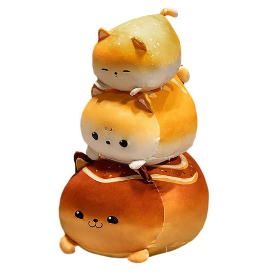 Bread cat plush toy stuffed animals