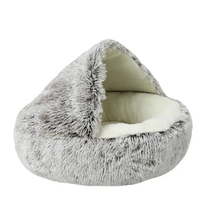 Cat Bed, Calming Small Dog Bed, Non-Slip Bottom Cat Mat Cave Bed, Machine Washable