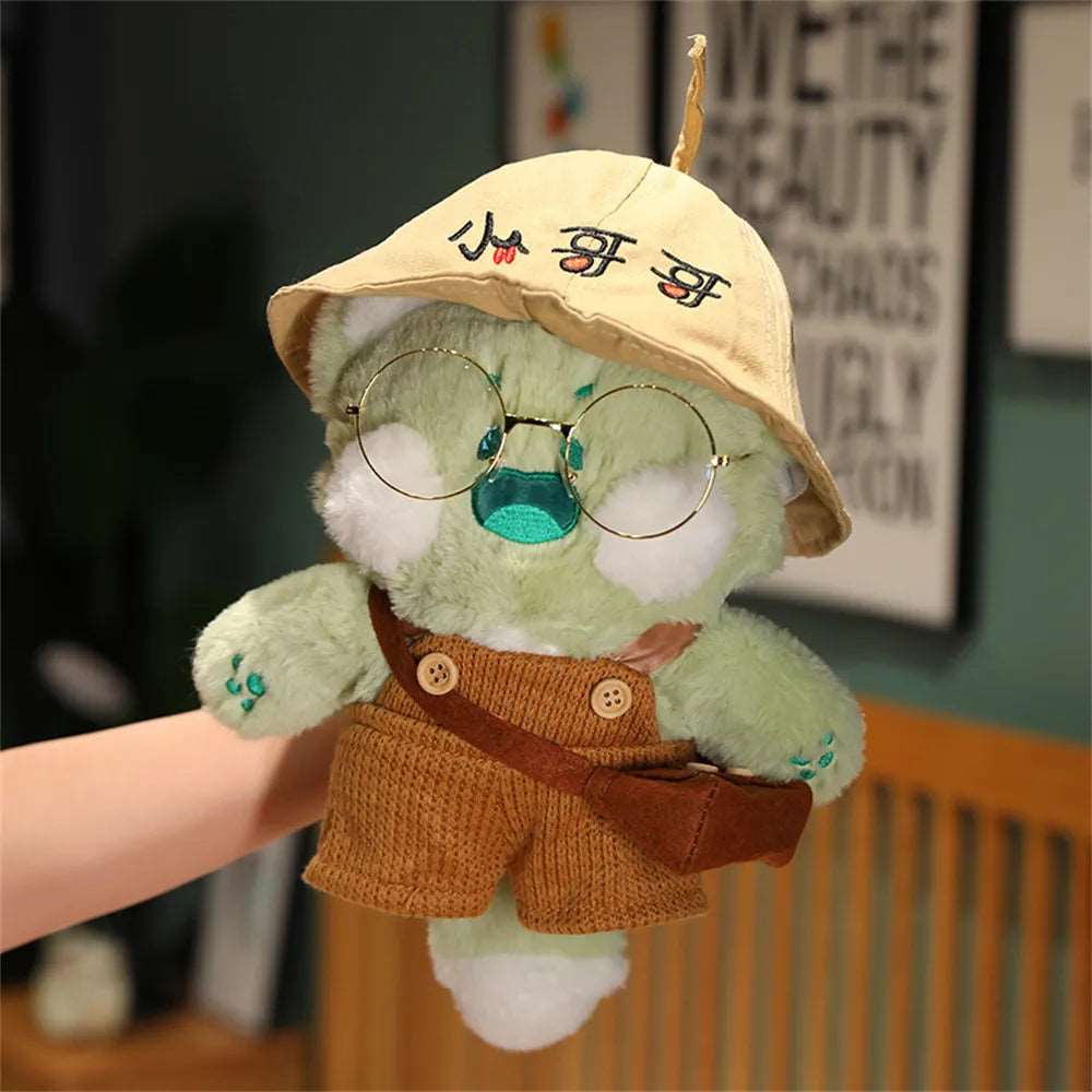 Cosplay cat stuffed animals plush toy, Washable cross-dressing cat