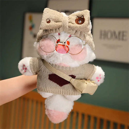 Cosplay cat stuffed animals plush toy, Washable cross-dressing cat