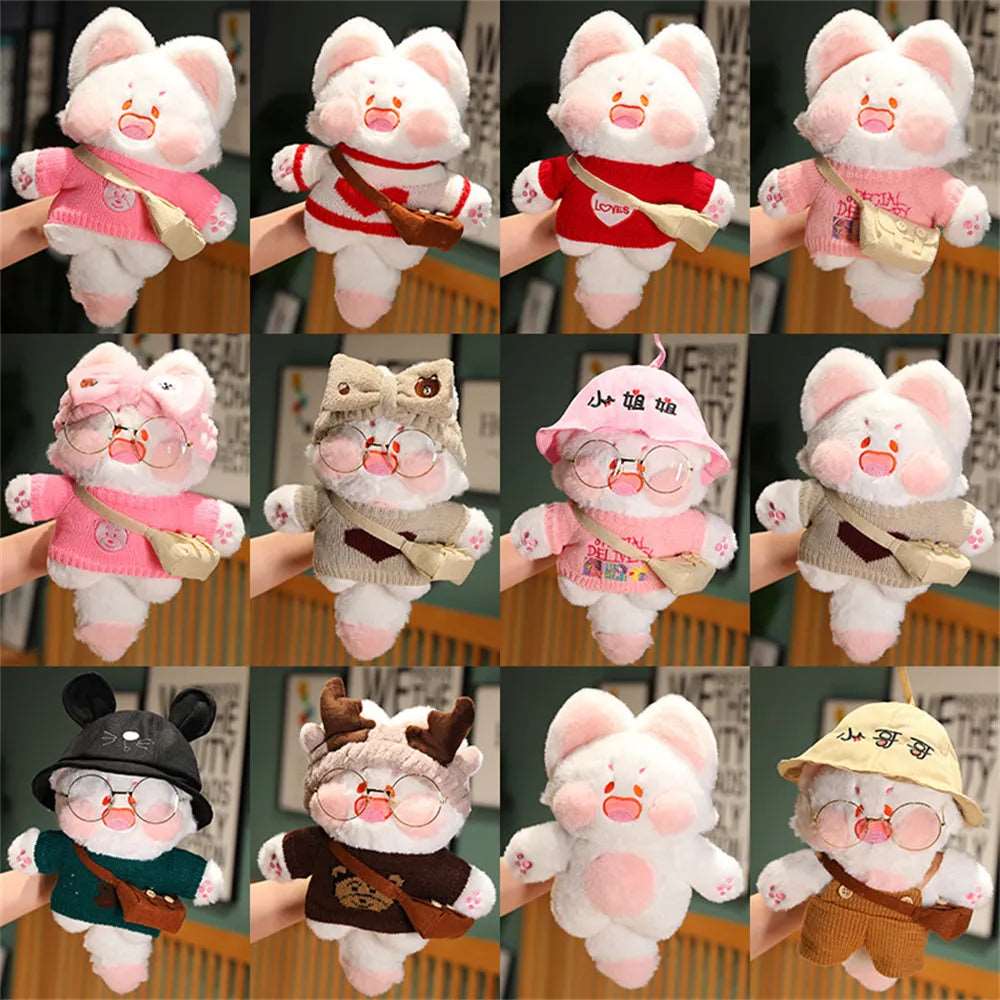 Cosplay cat stuffed animals plush toy, Washable cross-dressing cat