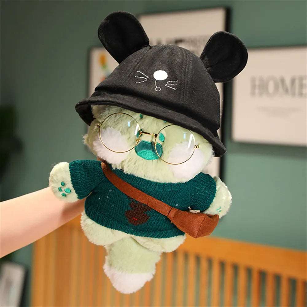 Cosplay cat stuffed animals plush toy, Washable cross-dressing cat