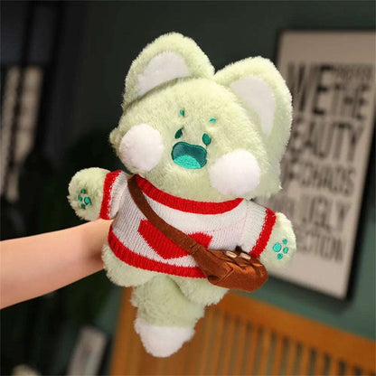 Cosplay cat stuffed animals plush toy, Washable cross-dressing cat