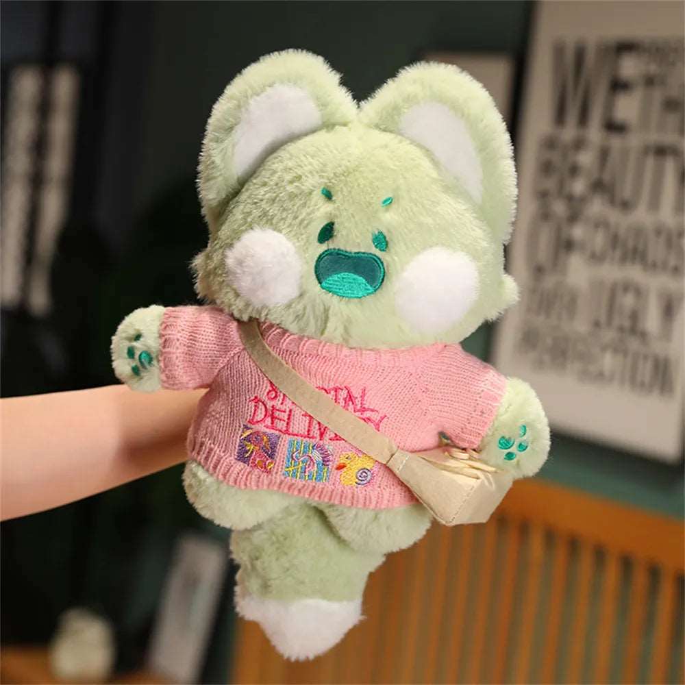 Cosplay cat stuffed animals plush toy, Washable cross-dressing cat