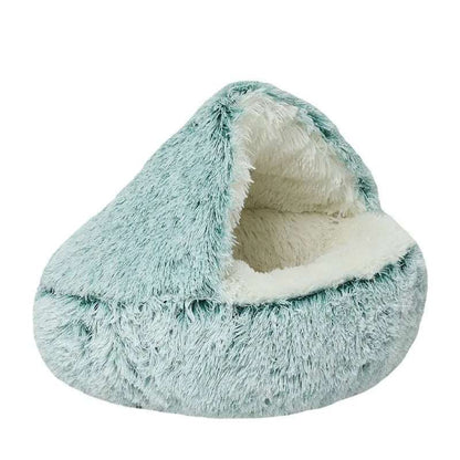 Cat Bed, Calming Small Dog Bed, Non-Slip Bottom Cat Mat Cave Bed, Machine Washable