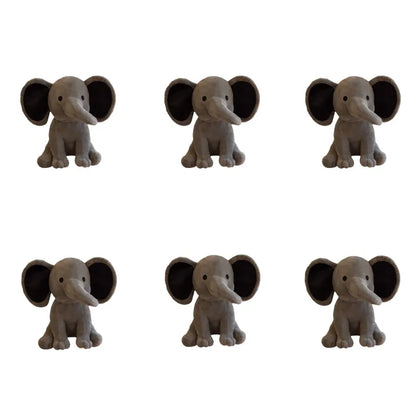 6 Pcs Elephant Stuffed Animals 9.8 Inches Soft Plush Toys Birthday gift