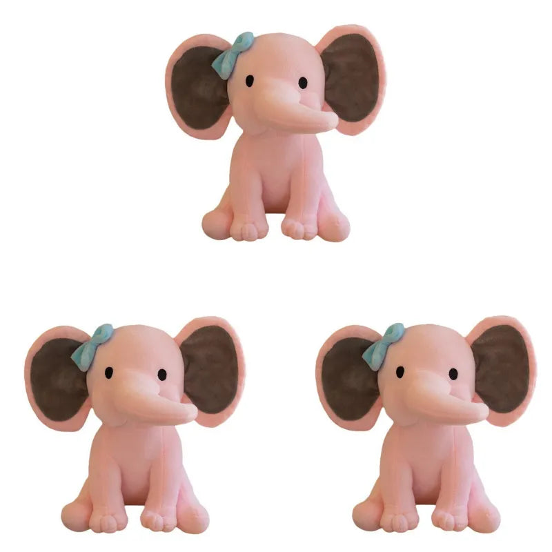 6 Pcs Elephant Stuffed Animals 9.8 Inches Soft Plush Toys Birthday gif