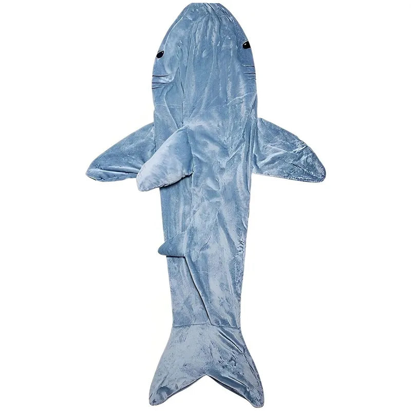 Wearable Shark Blanket, Shark Sleeping Bag for Adults Kids