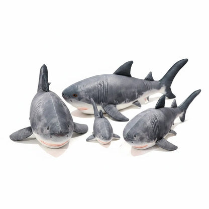 Simulation Black Shark Stuffed Animal Toy - 21.6 inch Shark, Cute Shark as Gift (Black)