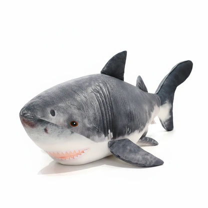 Simulation Black Shark Stuffed Animal Toy - 21.6 inch Shark, Cute Shark as Gift (Black)