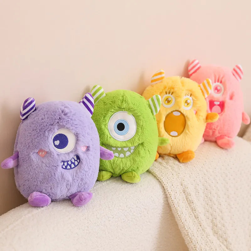 3PC Cute Plush Little Monsters Mini Ugly Cute Doll Plush Toy Gift for  Children 2-6 Years Old Car Plushies Accessories Stuffed Animals for Girls  Dolls